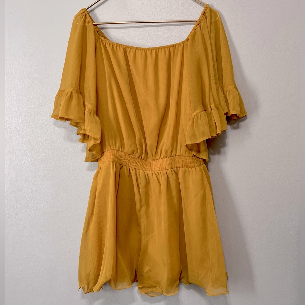 Endless Rose Flutter Sleeve Romper